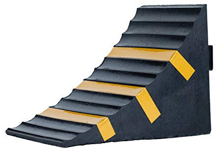 Radkeil Bremskeil 16 cm für PKW, Anhänger, Wohnwagen, Trailer aus Vollgummi