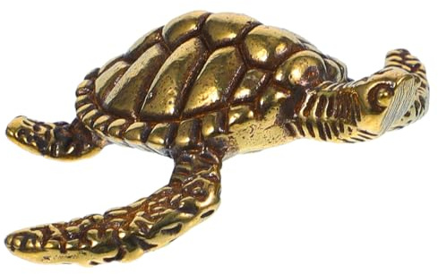 Messing Feng Shui Statue Schildkröte Statue Reichtum Figur Gold Schreibtisch Home Indoor Outdoor Dekorative Sammler Briefbeschwerer Feng Shui Deko Turtles Figuren