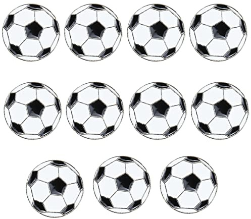 11 Stück Anstecknadel Pin Set mit Football Soccer Logo Lapel Reversbrosche Rucksack Schal Eisen