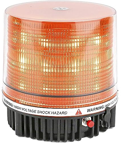 ROUTEKING Rundumleuchte Akku - Wiederaufladbar 9 Modi Blitzleuchte Wireless LED Warnleuchte Magnet, 12V- 24V Amber Blinkleuchte Beacon mit für Auto LKW Traktor SUV (Gelb)