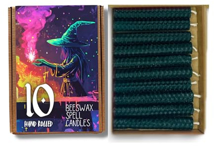 Bienenwachskerzen-Set (10 cm), 10 Stück, 16 Kiefern