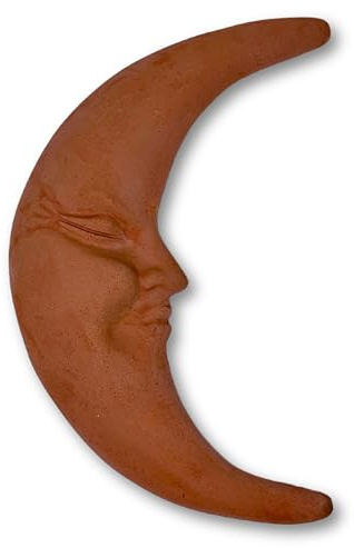 Toocook Luna da parete in terracotta artigianale per arredo e decorazione casa 30 cm