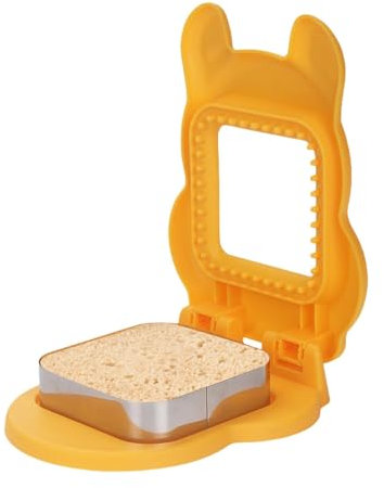 Acunny Decruster Sandwich Machine, Sandwich Cutter and Sealer - Square Sandwich Press Mould,Homemade Square Pocket Sandwich Machine, Luchable Box Accessories for