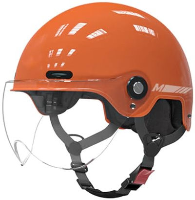Aperto Caschi da Moto Portatile Jet Casco Scodella ECE Omologato retrò Motociclo Aperto Faccia Casco Donna Uomo Scooter Casco per Moto, Adult Cruiser Chopper Mezzo Casco