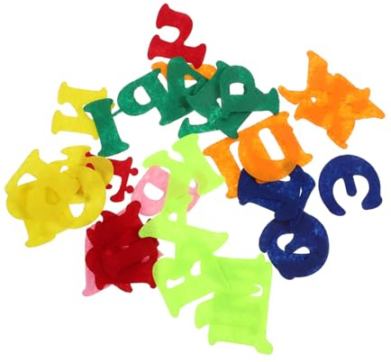 Vaguelly Wandaufkleber mit Russischem Alphabet aus Filz als Sichere Frühpädagogische Lernhilfe für Kinder zur Dekoration und Schulanfang Party im Kindergarten