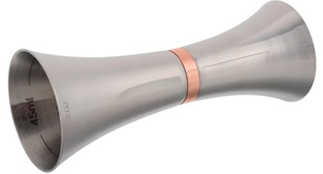 ABOOFAN Vaso Medidor Inoxidable Para Whisky Cócteles y Vino Taza Medidora De Onzas Para Lavavajillas