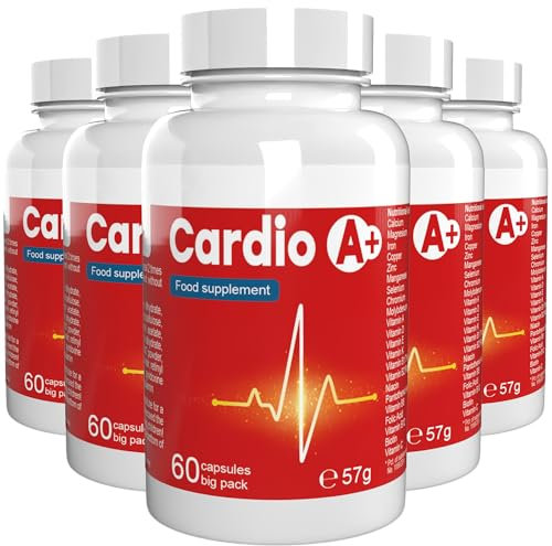 Cardio A - 300 Capsule (5x 60 Capsule), Confezione da 5