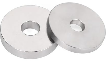 Arandelas lisas extra gruesas de acero inoxidable 304 M2 M3 M4 M5 M6 M7 M8, arandelas planas con junta agrandada de 3 mm, 4 mm, 5 mm, 6 mm y 8 mm de espesor(M8x32x4mm 2pcs)