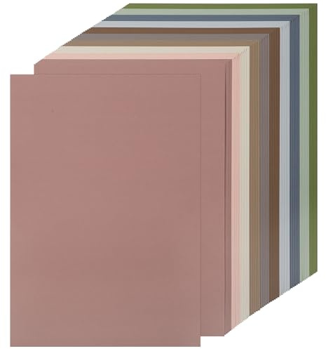 10 Colores De Papel Grueso Morandi A4-60 Hojas De Papel Grueso Colorido 250GSM/92LB Para Proyectos DIY, Invitaciones, Manualidades, Impresión UAP30MX60