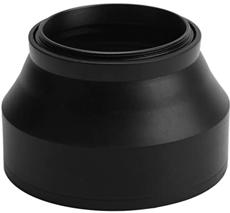 BAFOVY Camera Lens Hood, Rubber and Metal with Foldable Design, Prevents Light Flare and Lens Damage for Telephoto, Standard and Wide Angle Lenses (52mm)