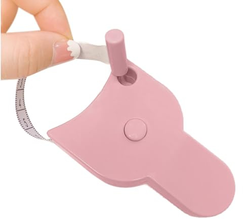Cinta métrica retráctil para el cuerpo, regla de circunferencia de la cintura con mango, herramienta de doble cara para pérdida de peso y fitness, medidas de fabricación de tela a medida
