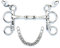 Stübben Gebiss 2241 Pelham Easy Control doppelt gebrochen - 13,5 cm - 14 mm - Edelstahl