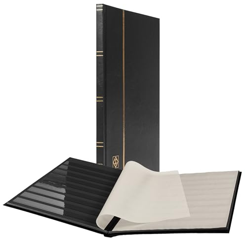 Leuchtturm 315975 Folder DIN A4, 16 Black Pages, Unpadded Cover, Black