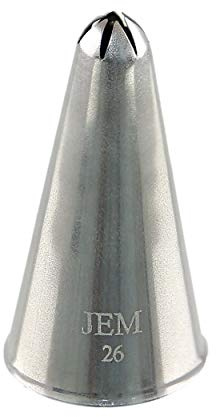 PME JEM Closed Star Piping Nozzle no. 26, Silver,5.08 x 1.27 x 1.27 cm; 10 Grams
