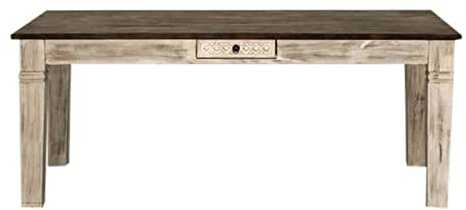 MASSIVMOEBEL24.DE | Kolonialstil Mango massiv Massivholz Möbel Esstisch 150x90 Akazie Massivmöbel Kolonial Holz massiv Castle-Antike #107