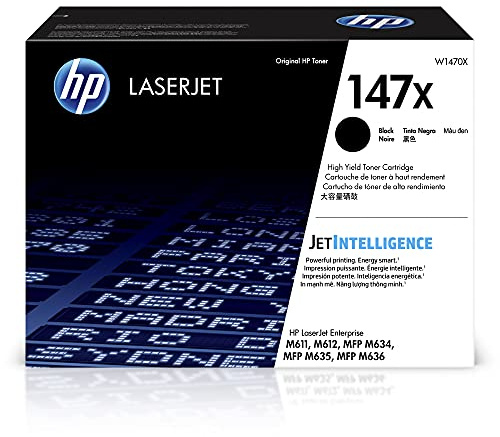 HP 147X High Yield Black Original LaserJet Toner Cartridge (W1470X)