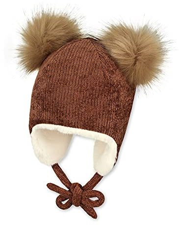 Sterntaler Baby-Mädchen Inka Cord Mütze, Braun, 53