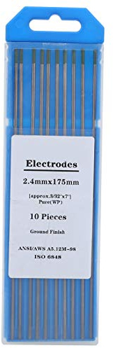 10 Stück WIG Wolframelektrode WP Grüne Nadelspitzen Schweißzubehör 2,4 x 175 mm