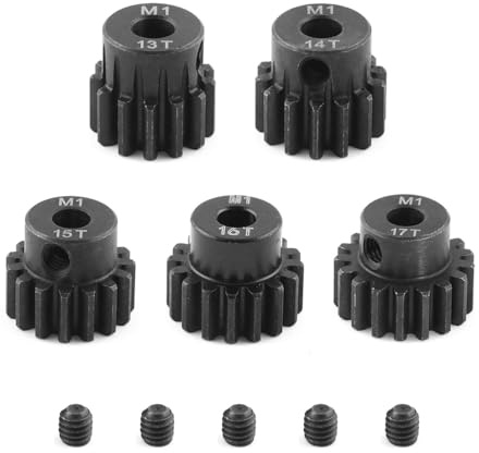 Fasizi 5PCS ZD Racing M1 13T 14T 15T 16T 17T Pignone Motor Gear