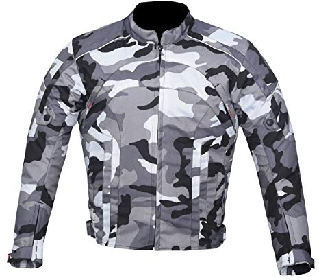 NORMAN Chaqueta de moto para hombre, impermeable, textil, con blindaje CE, cordura