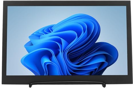Monitor Portátil, Pantalla de Computadora HDMI IPS HD 1080P de 10 Pulgadas, Segundo Monitor Externo para Computadora Portátil USB C, Parlantes Duales, Monitor de Juegos para