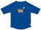 LÄSSIG Baby Kinder Schwimmshirt Badeshirt kurzarm mit UV-Schutz/Short Sleeve Rashguard Camel blue, 7-12 Monate, Größe: 74/80