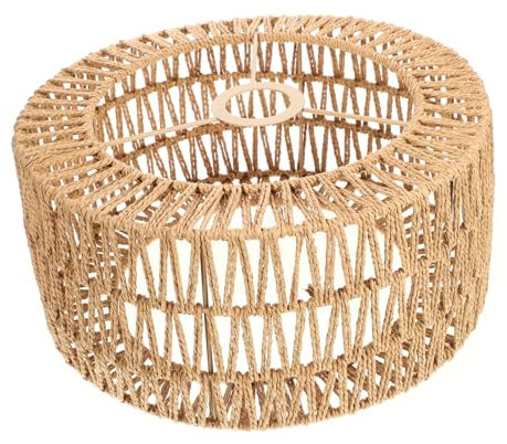 Cabilock Accessoires Déclairage Abat-jour En Corde De Paille Pour Plafond De Ferme Installation De Plafonnier Housse De Lampe De Plafond