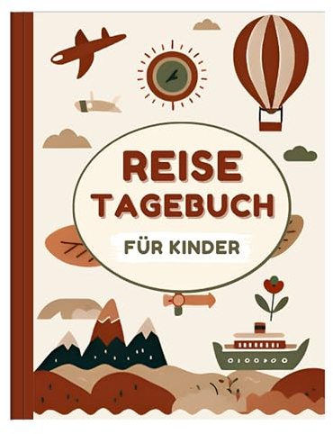 memoriecation Reisetagebuch Kinder - Das Urlaubstagebuch für einen unvergesslichen Urlaub, inklusive Reisespiele und Platz für Erinnerungen | Ferientagebuch für Kinder Urlaub, Kinder Beschäftigung