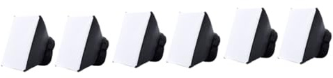 HOMSFOU 6stücke Universelle Softbox Blitzdiffusoren Für DSLR Faltbare Fotografiebox Mit Gleichmäßiger Lichtverteilung Für Studio Und Outdoor-aufnahmen