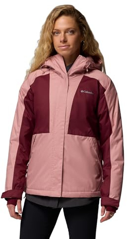 Columbia Womens Tipton Peak IV Insulated Jacket, Rich Wine/Eraser Pink, Large