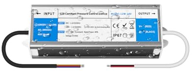YOODI Netzteil 24V 12W 0.5A Transformator IP67 Wasserdicht Trafo AC 230V auf DC 24V Aussenbereich LED Driver Treiber Power Supply Ultra Dünn für LED Streifen Lampen Strips Light Beleuchtung