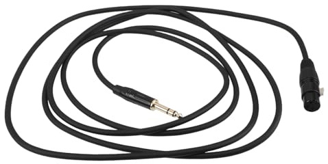 FIXOSHEE Câble Audio TRS à XLR Femelle Robuste Transmission sans Perte Compatible avec Microphones à Condensateur et Mixeurs Professionnels