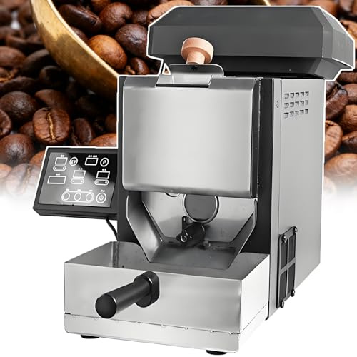 150-300g Hot Air Coffee Roaster Machine | Commercial/Home Use Coffee Bean Roaster Baking Machine with 3 Roasting Modes | Dual Cooling Fans & Movable Bean Tray