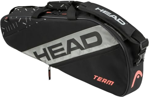 HEAD Team Racquet Bag S, Schwarz/Ceramic