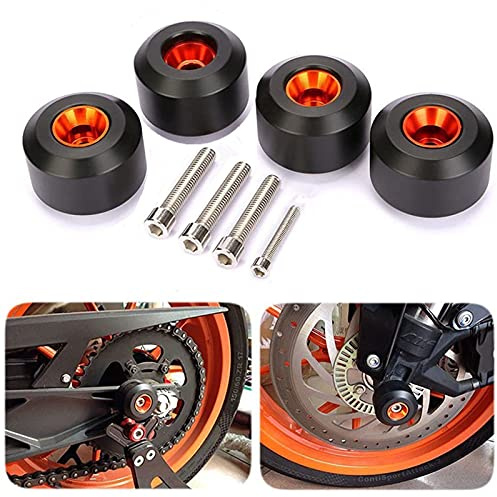 CICMOD Motorcycle Front Rear Fork Wheel Frame Slider Crash Protector for Duke 125 200 390