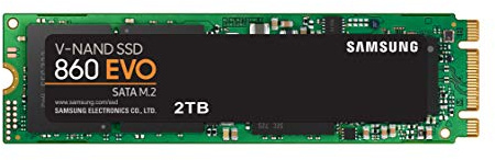 Samsung Memorie MZ-N6E2T0 860 EVO SSD Interno da 2 TB, SATA, M.2
