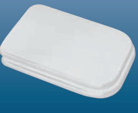 Sedile Non Originale in Legno Rivestito Ideal Standard Conca Colore Bianco Ideal Standard