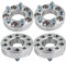 maXpeedingrods 4x Separador de Rueda para Coche BA BF FG AU Falcon, Espaciador de Rueda de 5x114.3mm con Grosor 35mm, Distanciador de Rueda con Llanta y Tornillos Específicos, Material Aluminio T6061