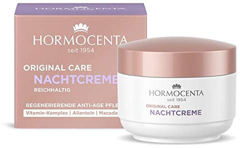 HORMOCENTA Nachtcreme - Anti-Age Nachtpflege für die anspruchsvolle, reifere Haut, 50 mL (+ Gratis Hologram Sticker)