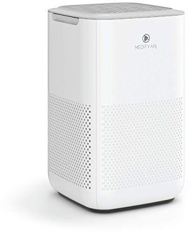Medify MA-15 Air Purifier with H13 HEPA filter - a higher grade of HEPA | '3-in-1' Filters | 99.9% removal in a Modern Design - White 1Pack