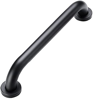 Edelstahl Rostfre Bad Badewannengriff,Badewanne Duschgriff WC Wandgriff Wannengriff,Dusche Sicherheitsgriff,Haltegriffe Für Senioren,Rutschfreier Haltegriff,Schwarz (40cm/15.7in)
