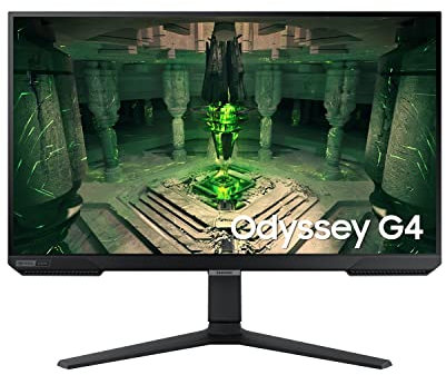 Samsung Odyssey G4 LS27BG400EUXXU 27 Inch 240 Hz 1 ms IPS Full HD Gaming Monitor - 240 Hz, 1 ms, 2 x HDMI, Displayport, Height Adjust