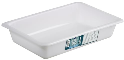 METRO Professional Recipiente de plástico, polietileno, 34 x 23,5 x 7 cm, 3 L, apilable
