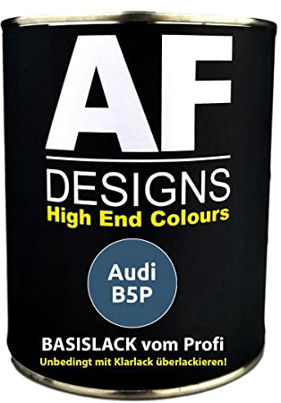 250ML Autolack für Audi B5P Samtblau Metallic Basislack spritzfertig