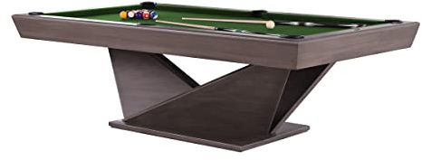 Billiard-Royal Billardtisch Pooltisch Modell Poseidon 8 ft. mit hochwertigem K-55 Bandengummi und freier Tuchwahl, Tuchfarbe:Simonis 860 Yellow Green