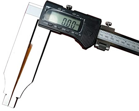 TEMKIN 300mm 12inch Long Jaw Digital Vernier Caliper with 150mm Long Jaw 0-300mm X 150mm Heavy Duty Digital Vernier Caliper ruler