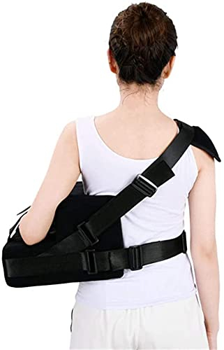 Armschlinge für Schulterverletzungen, Armschlinge für gebrochenes Handgelenk, Armunterstützung, Schulterabduktionsschlinge, verstellbare medizinische Schlinge für gebrochene und gebrochene K