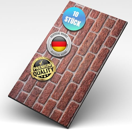 AS Country Stone® Wandverkleidung Steinoptik | 100x50x2 cm | 3D Effekt Wandpaneele Steinoptik für Küche und Wohnzimmer | Innen- und Außenbereich - Steinoptik Styropor - 3D Wandpaneele | 10 Stück |