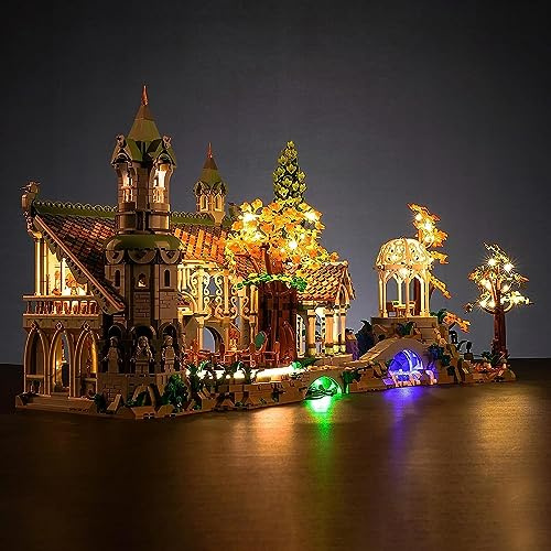 Led Licht Set Kompatibel mit Lego 10316 Icons Der Herr der Ringe: Bruchtal (Kein Modell), Dekorationsbeleuchtungsset für Rivendell Kreative Spielzeug für Erwachsene