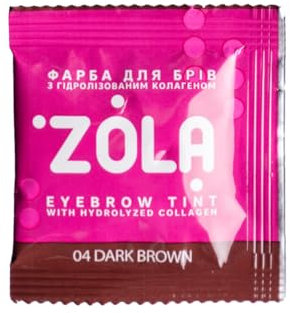 Teinture pour sourcils ZOLA 04 marron foncé + oxydant